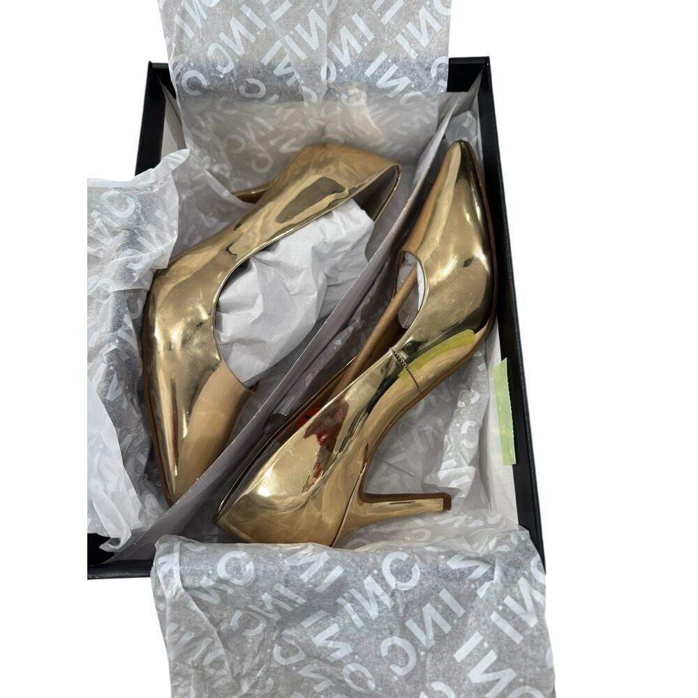 I.N.C. - International Concepts - Women's Zitah Pumps - Gold- Size 6M NEW In box - Picture 9 of 10